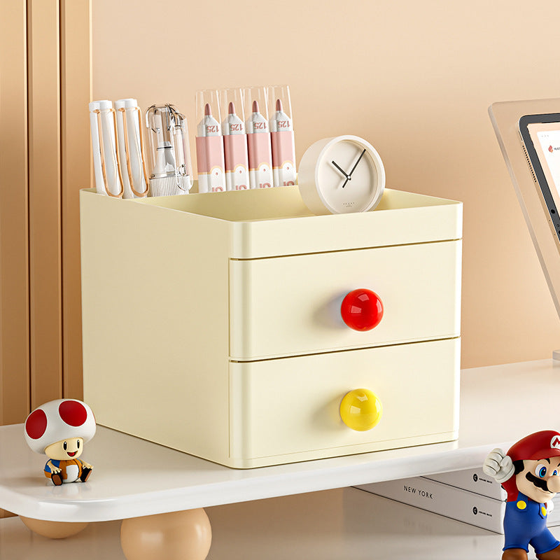 Stylish Two-Drawer Storage Organizer Bowlift