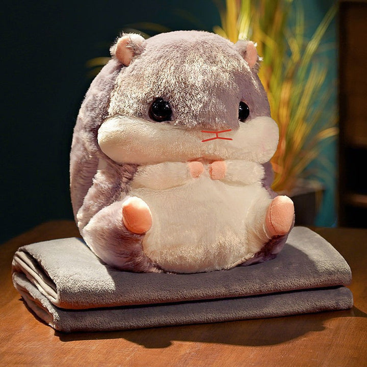 Squirrel-shaped cuddle pillow Bowlift