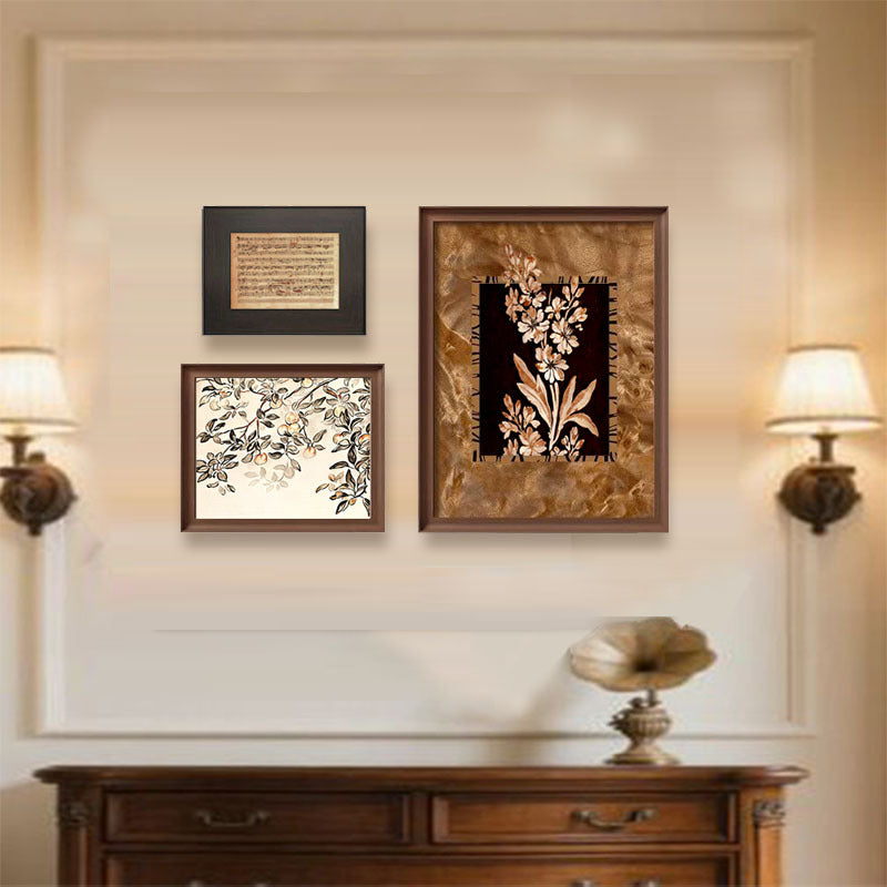 Framed Vintage Sheet Music Wall Art