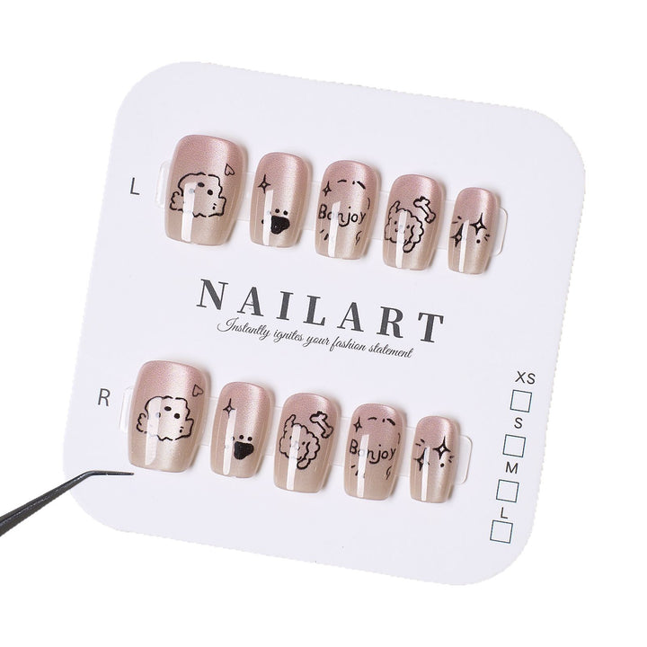 Whimsical Cartoon-Themed Press-On Nails Bowlift