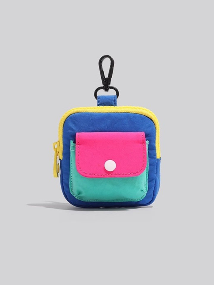 Color-Block Mini Storage Pouch Bowlift