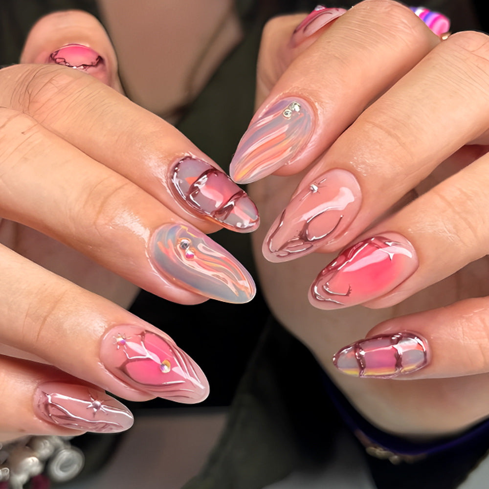 Artistic Gel Nail Design Bowlift 1787543105