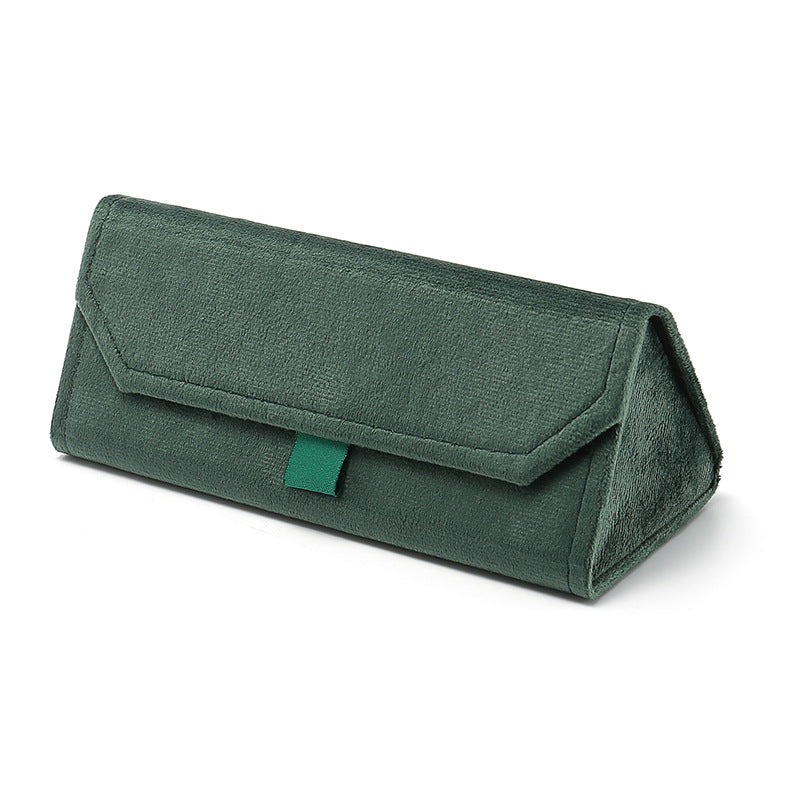 Foldable Suede Sunglasses Case with Magnetic Closure Bowlift