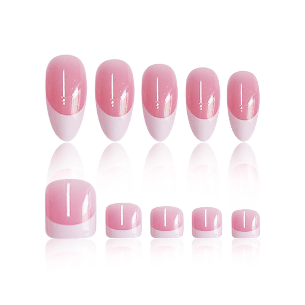 Elegant French Tip Nail Art Bowlift