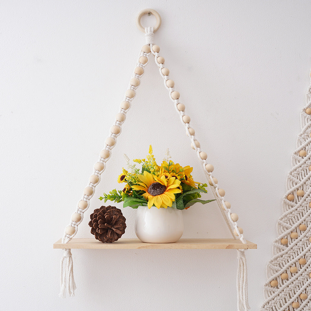 Macramé Wooden Shelf Bowlift
