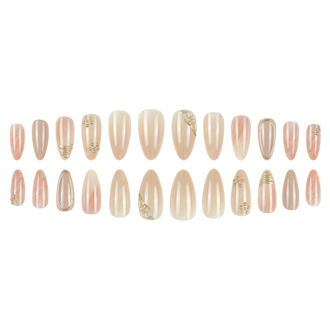 Elegant Stiletto Press-On Nail Art Set Bowlift