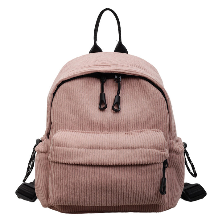 Cord-Backpack with Practical Front Pocket Bowlift