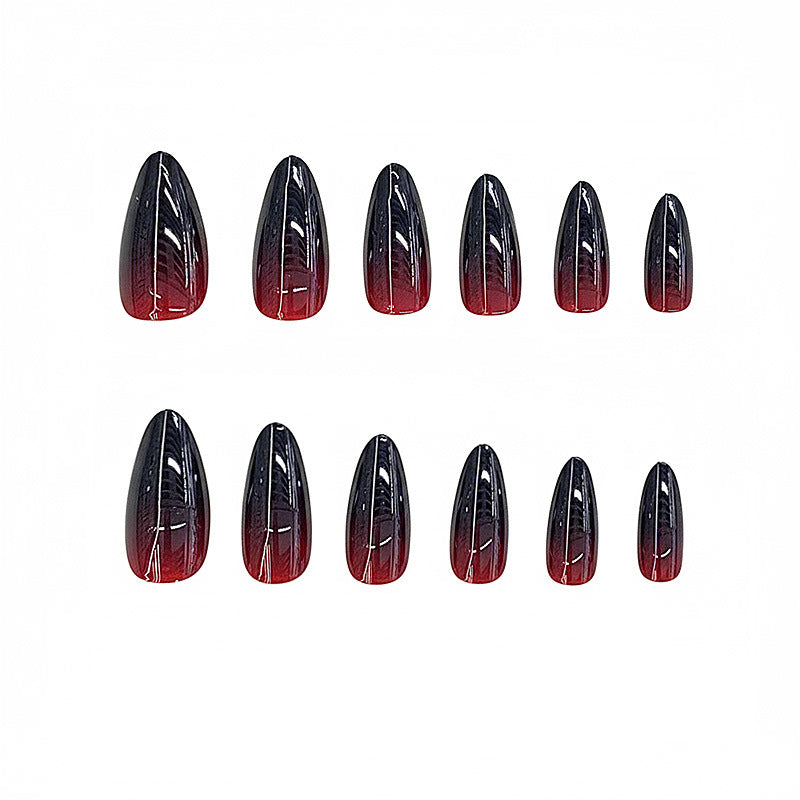 Ombre Glossy Stiletto Press-On Nails Bowlift