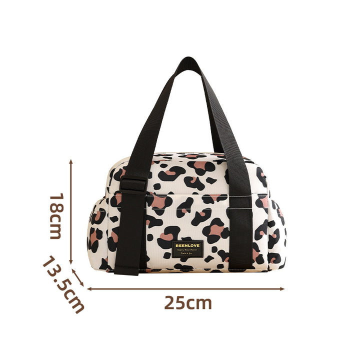 Insulated Lunch Tote with Cute Bow Design Bowlift