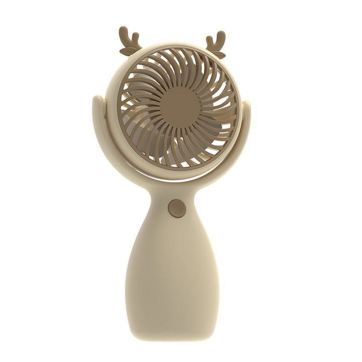 Unisex Portable Mini Hand Fan with Cat Ears and Rechargeable Battery Bowlift