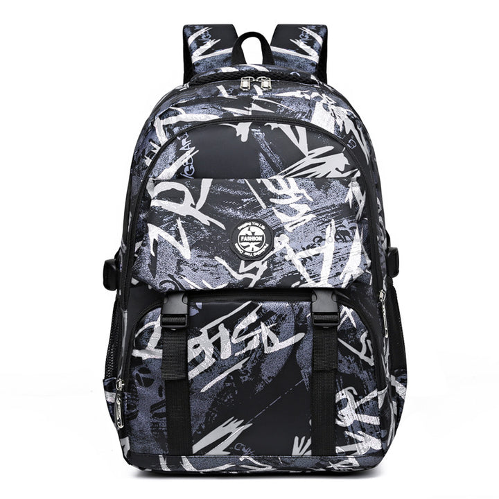 Urban Stylish Graphic Print Backpack