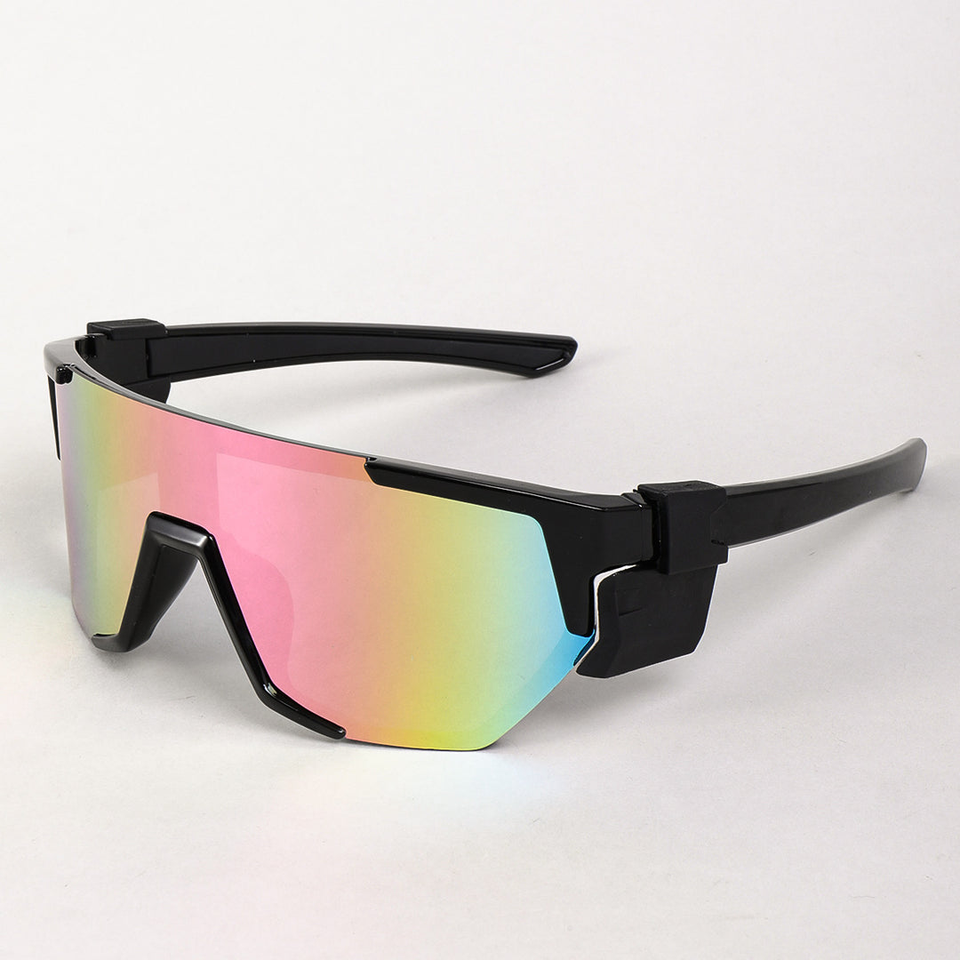 Women's sports sunglasses in a modern futuristic design with polarized lenses Bowlift