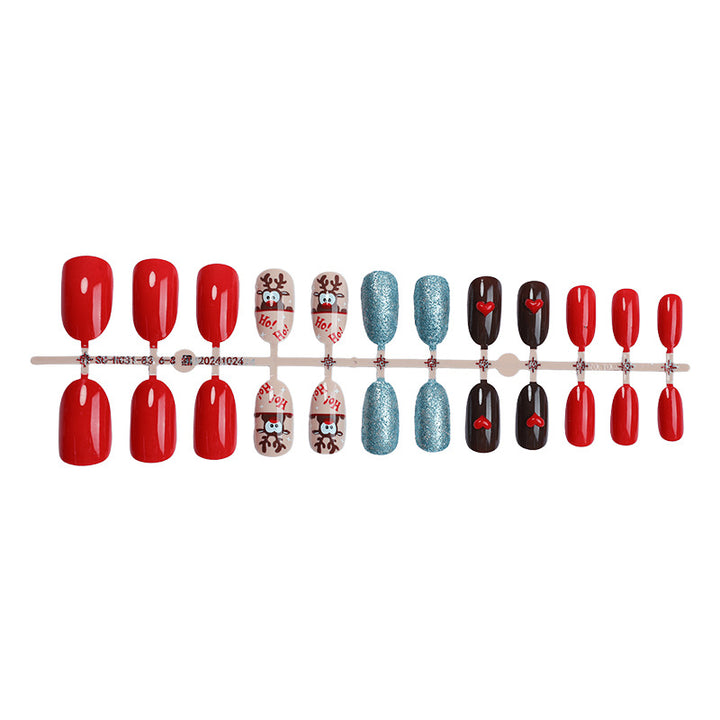 Artistic Holiday-Themed Press-On Nails Kit Bowlift