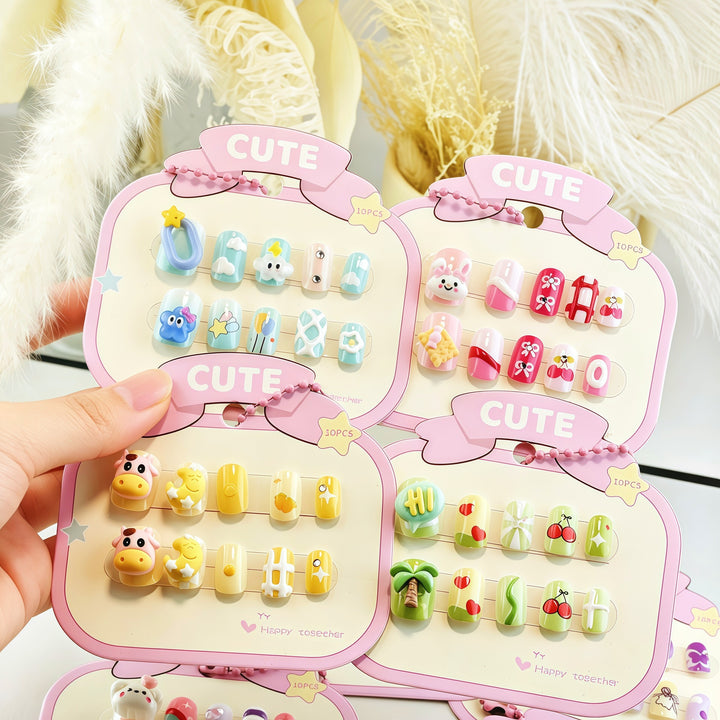 Creative Nail Art Set with Tropical Designs Bowlift