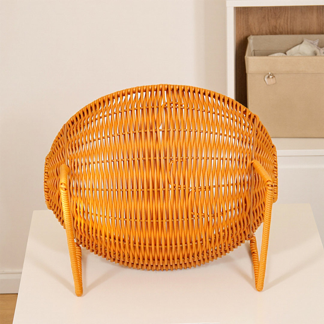 Rustic Woven Fruit Storage Bowlift