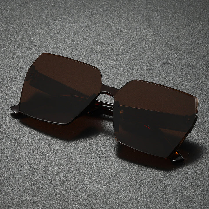 Luxurious Oversized Hexagonal Sunglasses Bowlift