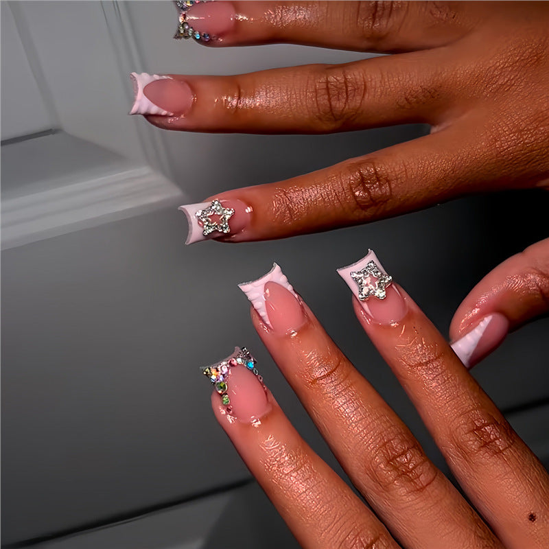 Decorative Studded Nail Art Extensions Bowlift