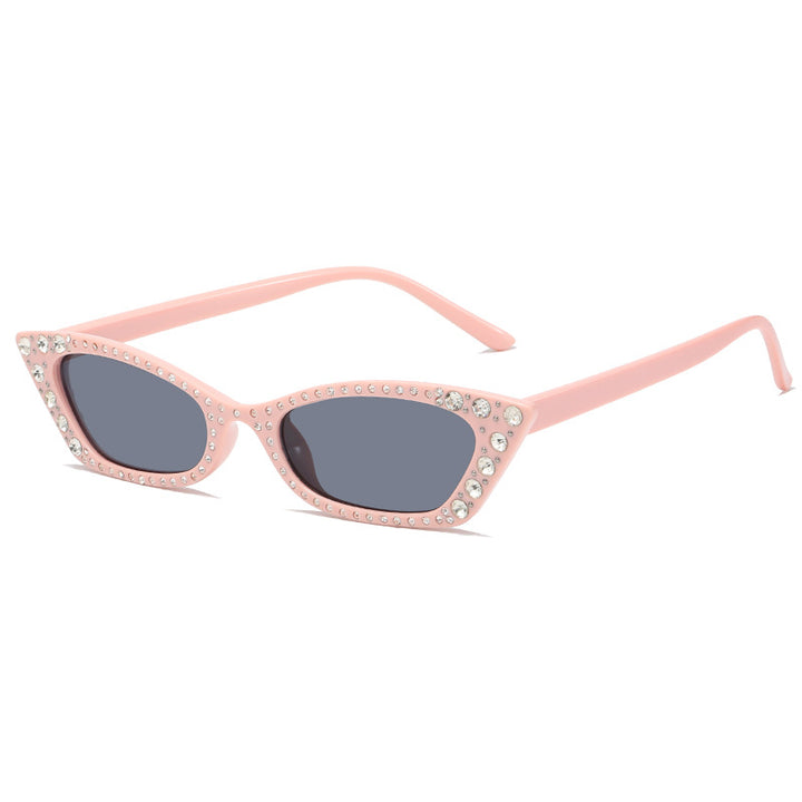 Women's extravagant Cat-Eye sunglasses with crystal embellishments Bowlift
