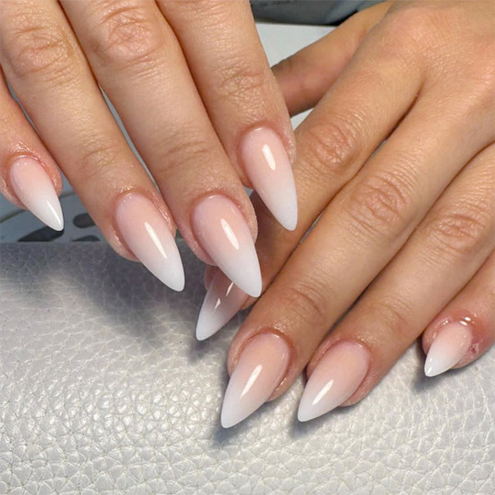 Artful stiletto nails with heart-shaped accents Bowlift