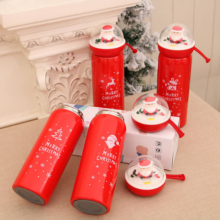 Christmas Themed Water Bottle Bowlift