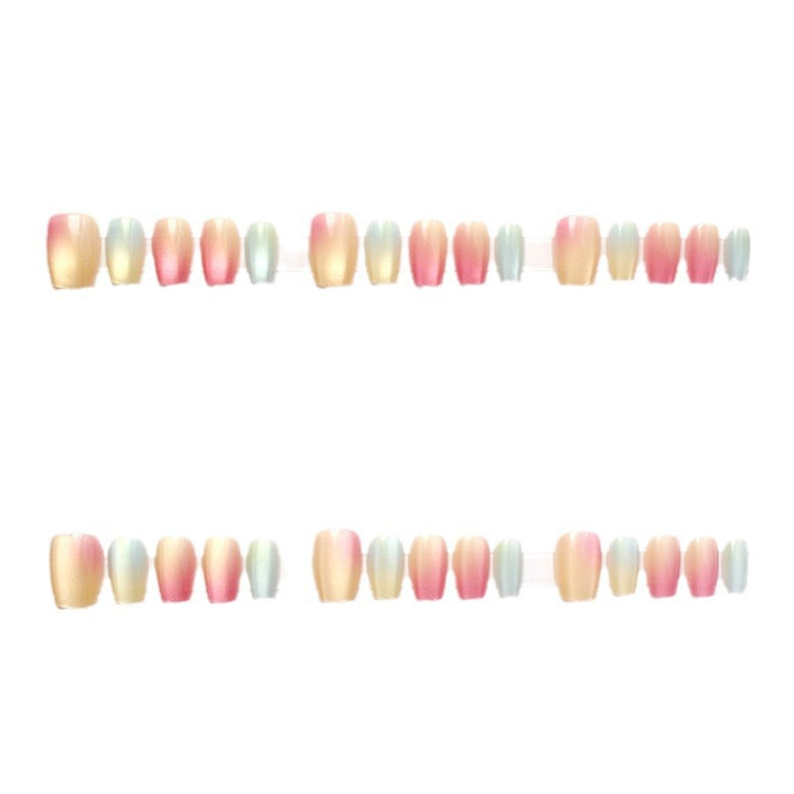 Ombre Effect Press-On Nail Set Bowlift