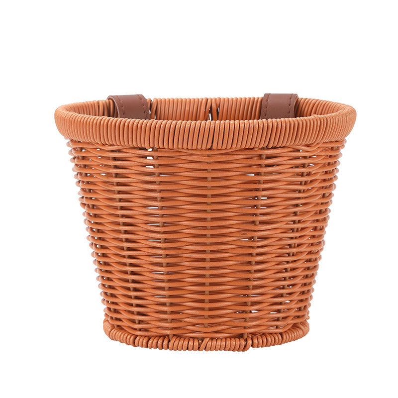 Women’s modern and stylish storage basket with leather handles Bowlift