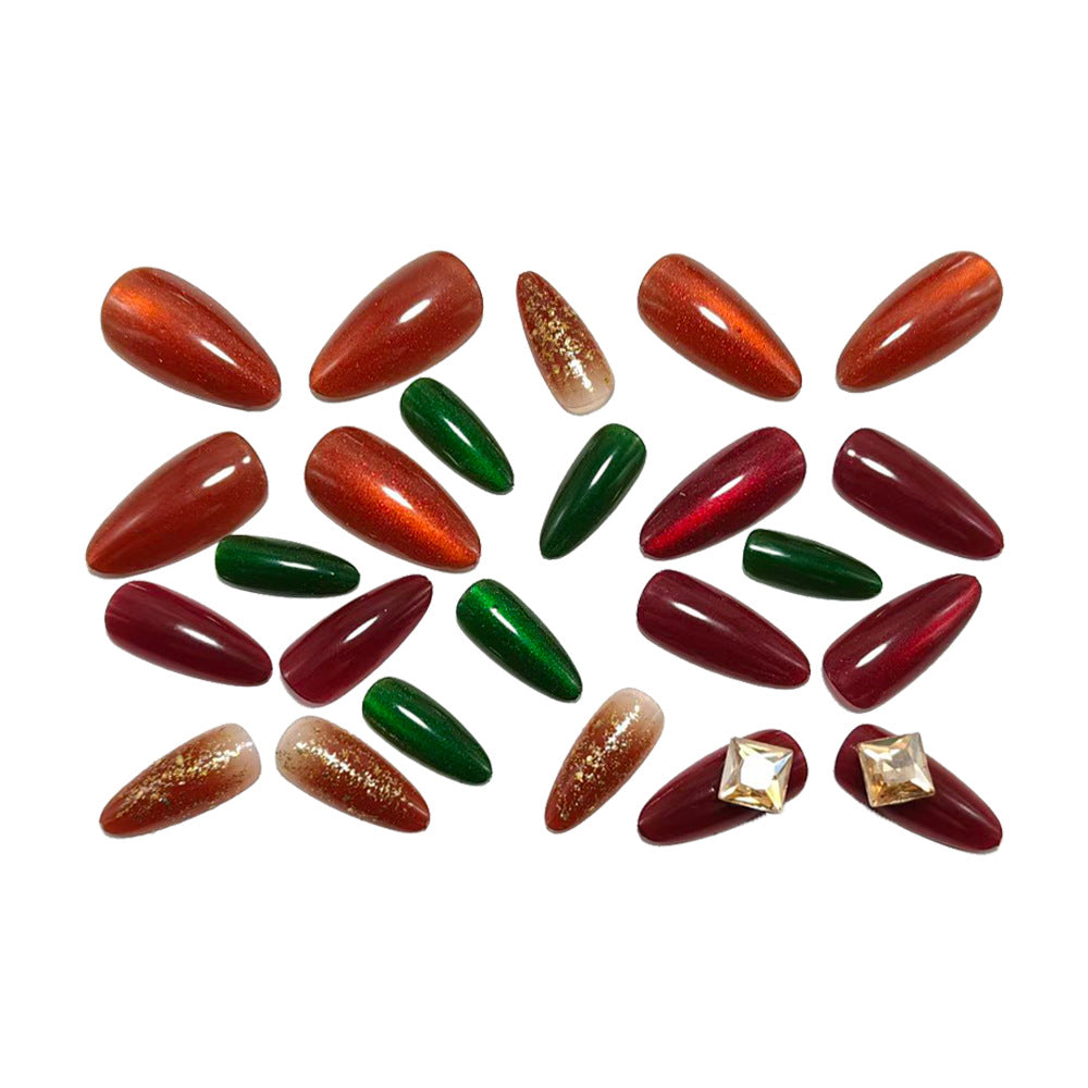 Glamorous Artificial Nails Set Bowlift