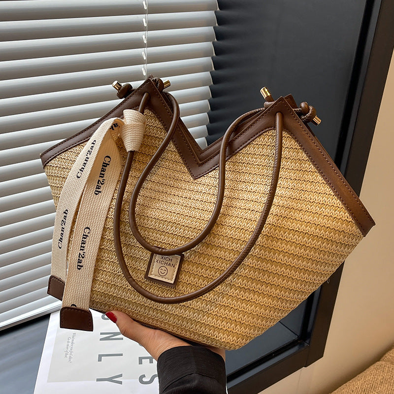 Woven Texture Shoulder Bag Bowlift
