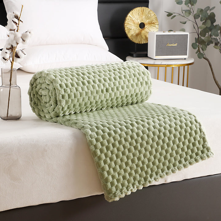 Women Soft and Cozy Plaid Blanket Bowlift
