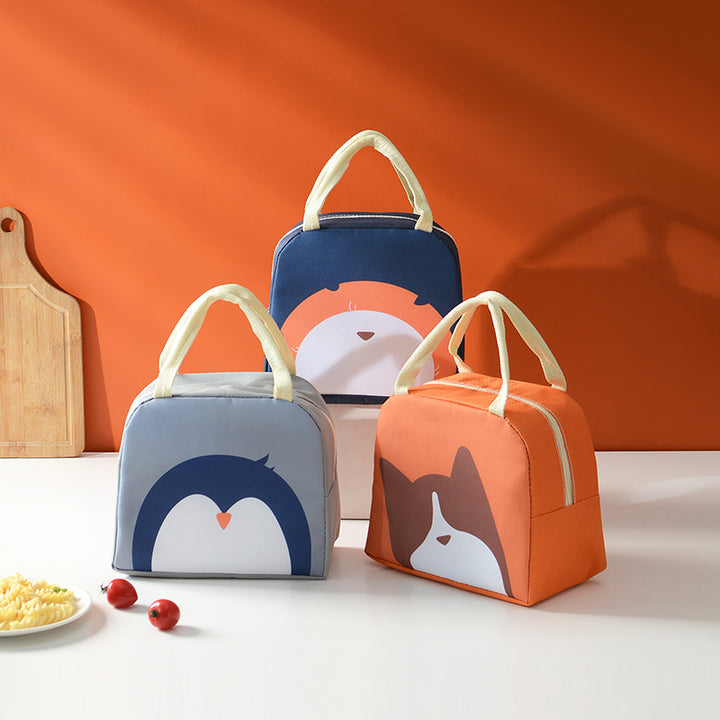 Fun Penguin-Themed Insulated Lunch Box