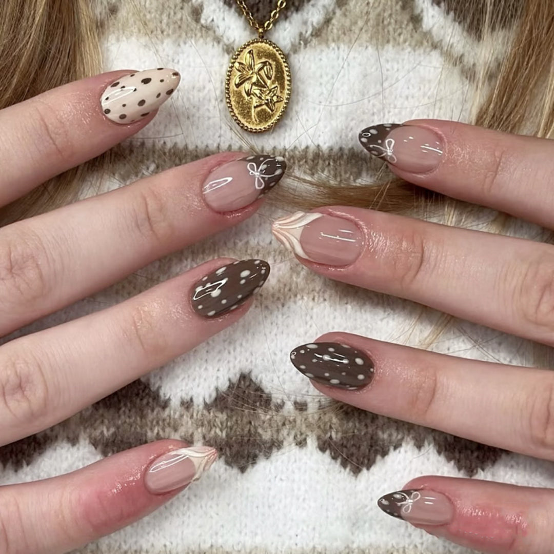 Artful Nail Art with Elegant Accents Bowlift