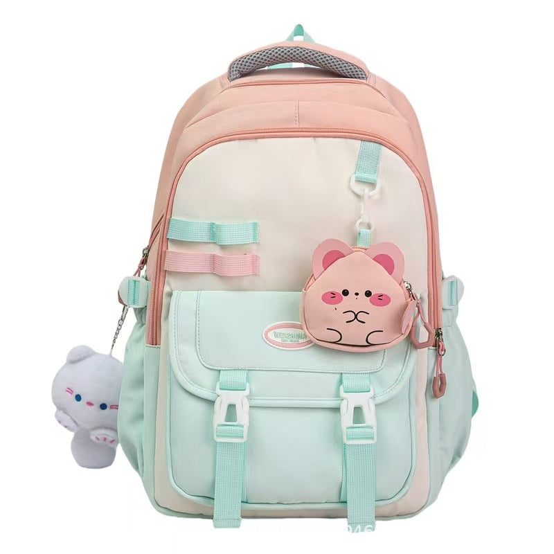 Cartoon-Themed Plush Backpack Bowlift
