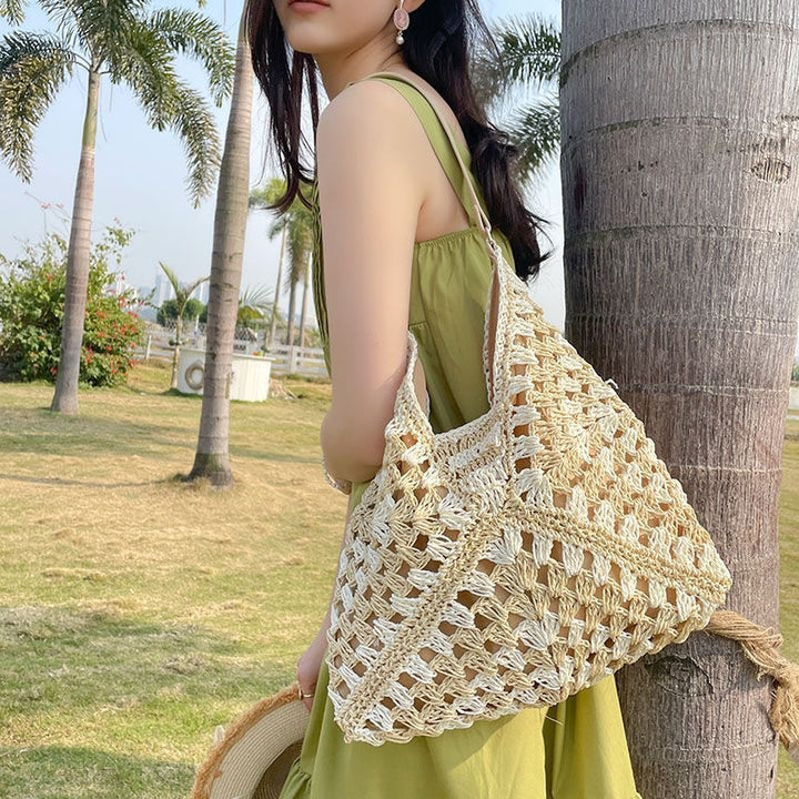 Hand-knotted shoulder bag Bowlift
