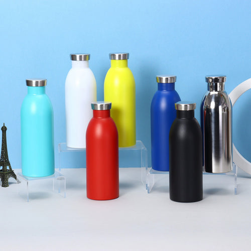 Women's sustainable stainless steel drinking bottle with optimal insulation Bowlift