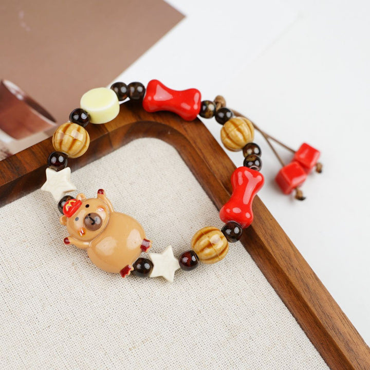 Heart-Shaped Beaded Bracelet Bowlift