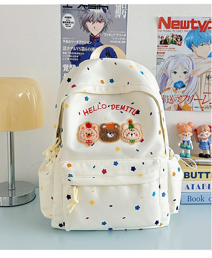 Children's Playful Cartoon-Inspired School Backpack