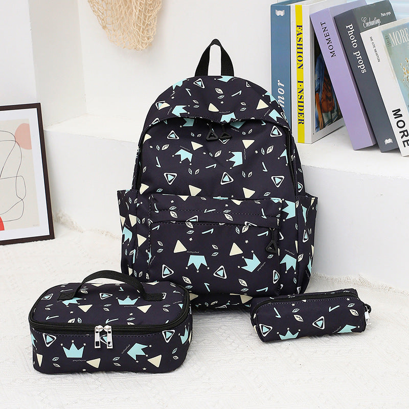 Stylish backpack with separate lunch container and pencil case Bowlift