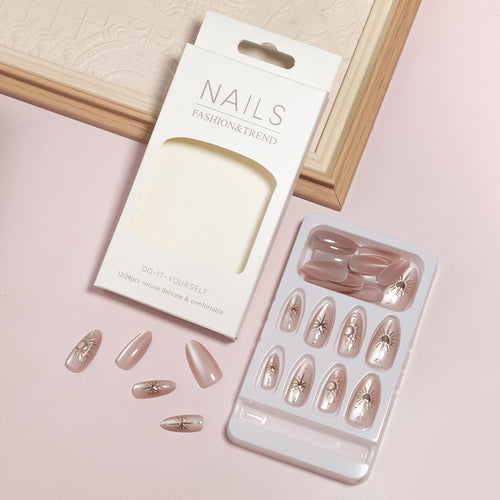 DIY Designer Press-On Nail Set Bowlift