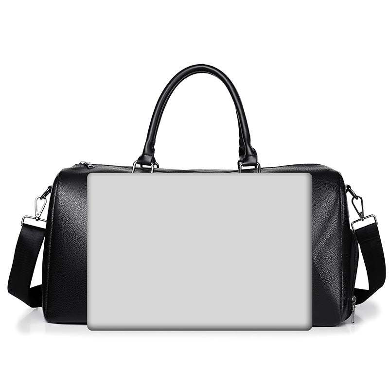 Premium Leather Weekend Duffel Bag Bowlift