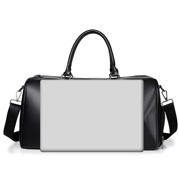 Premium Leather Weekend Duffel Bag Bowlift