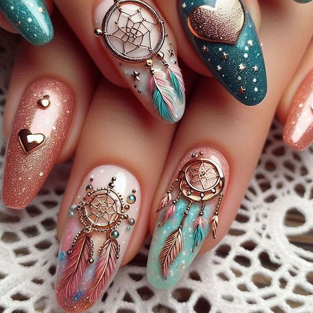 Artistic Dreamcatcher Nail Art Bowlift