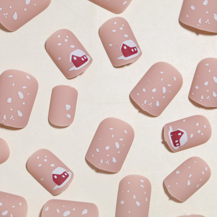 Creative Themed Press-On Nails Bowlift