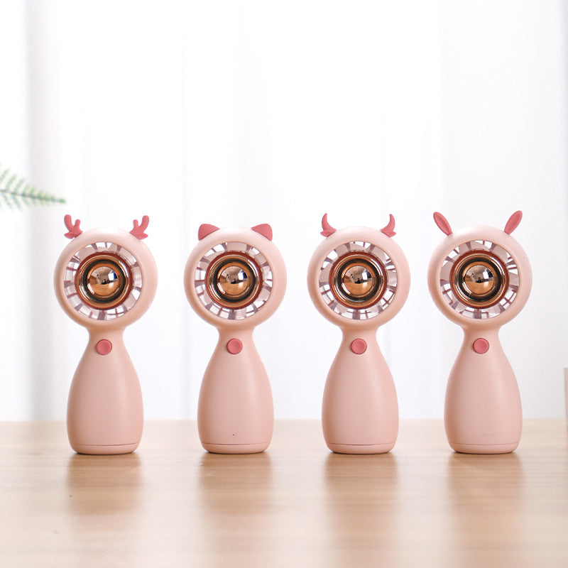Women's portable mini fan with creative animal ears Bowlift