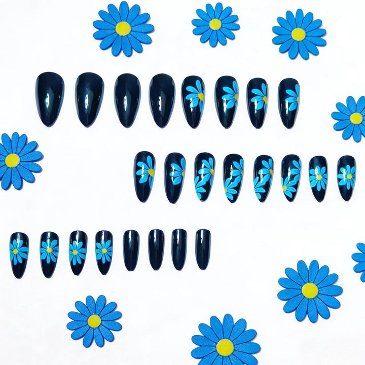 Artistic Floral Design Nail Art Bowlift