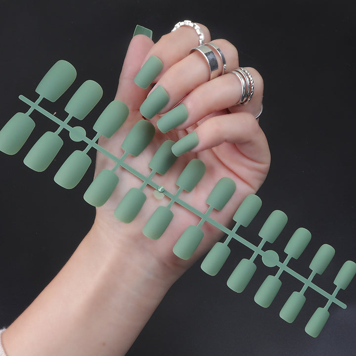 Matte Finish Press-On Nail Set Bowlift