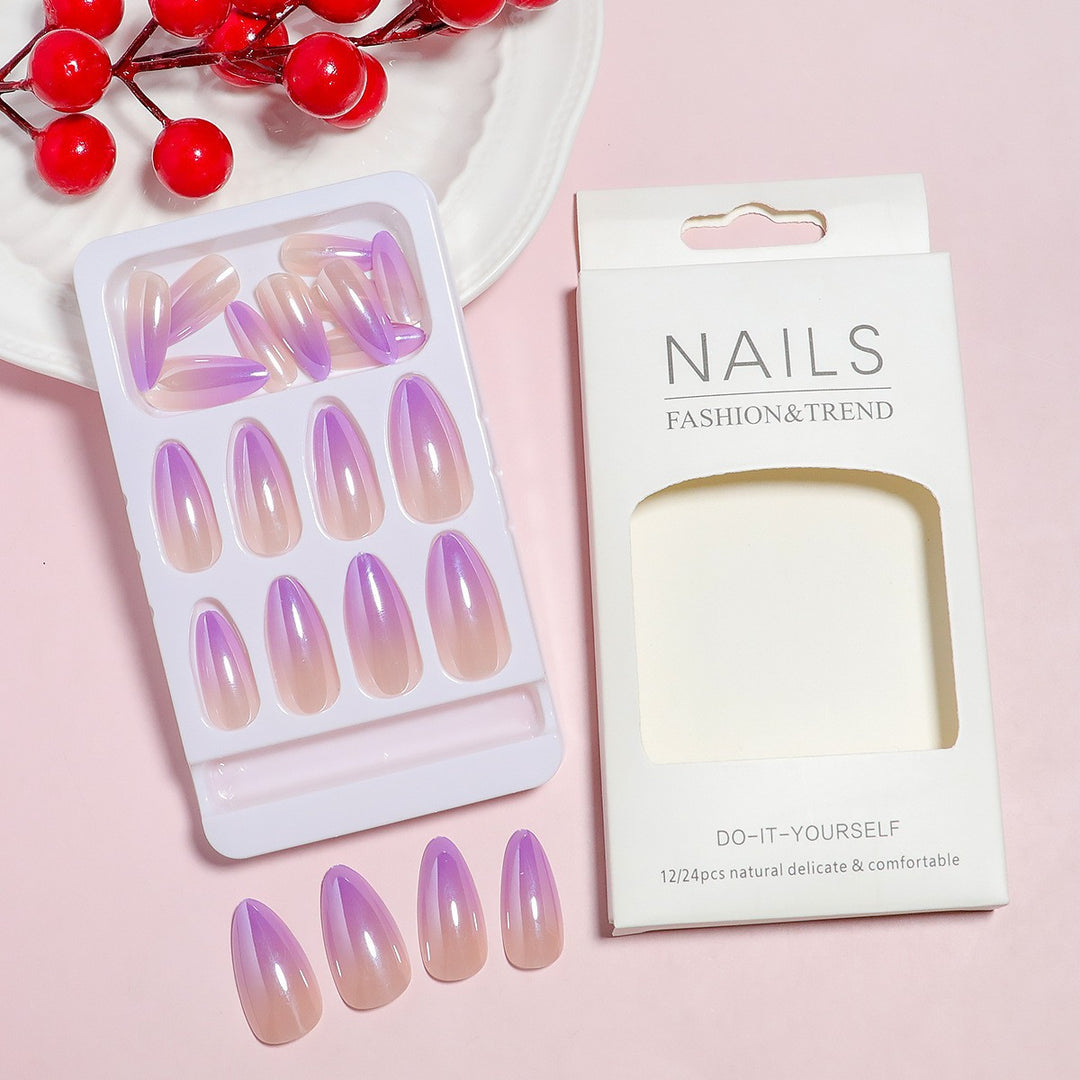 Glossy Faux Nail Set Bowlift