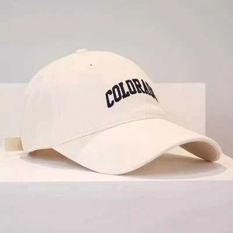 Men's Cotton Adjustable Embroidered Baseball Cap Bowlift