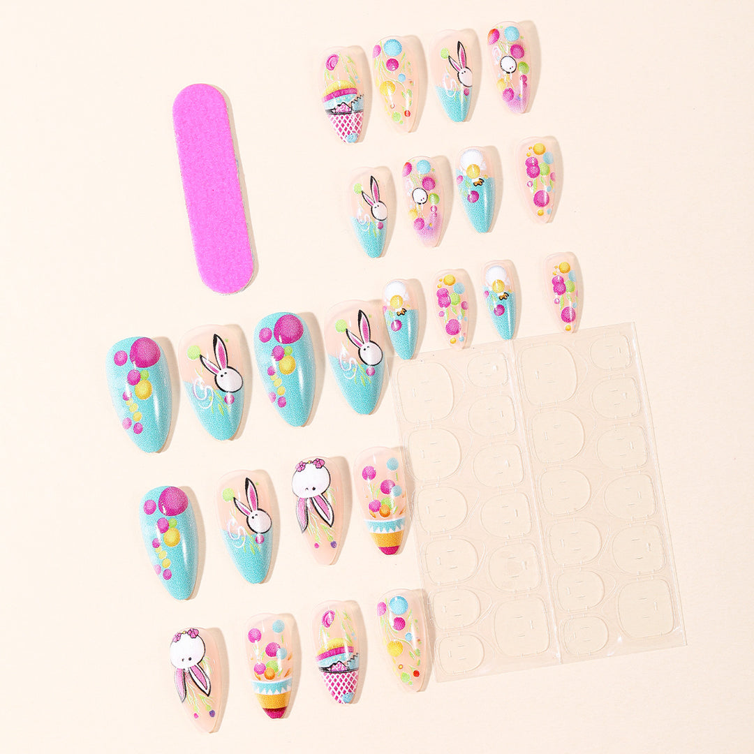 Playful Easter-Themed Nail Art Extensions Bowlift