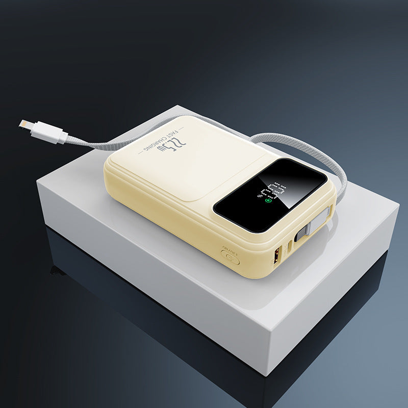 Portable Powerbank with Digital Charge Level Indicator and Fast Charge Function Bowlift
