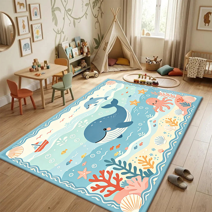 Underwater Themed Play Area Rug